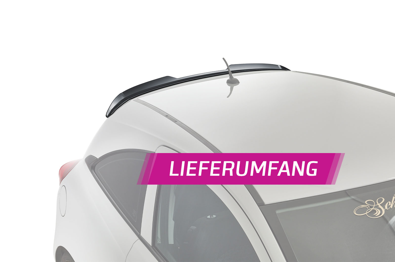 Becquet / Extension CAP pour Opel Corsa E 3 portes (2014-2019) - Fabriqué en ABS (6 finitions au choix)