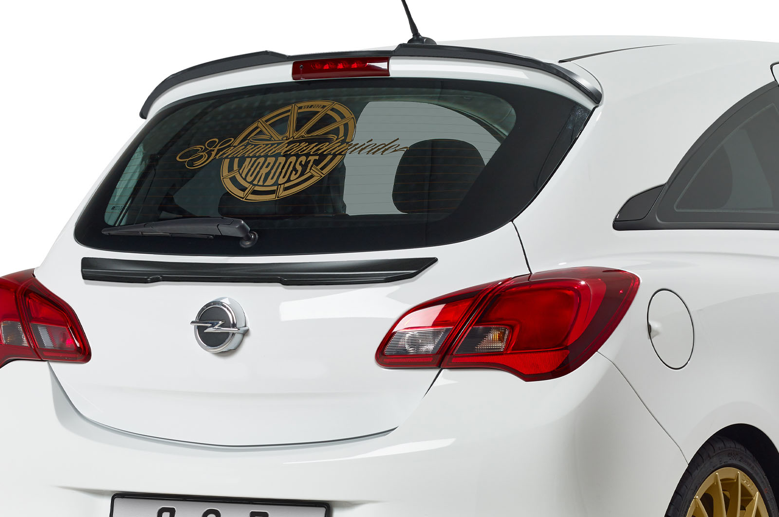 Becquet / Extension CAP pour Opel Corsa E 3 portes (2014-2019) - Fabriqué en ABS (6 finitions au choix)