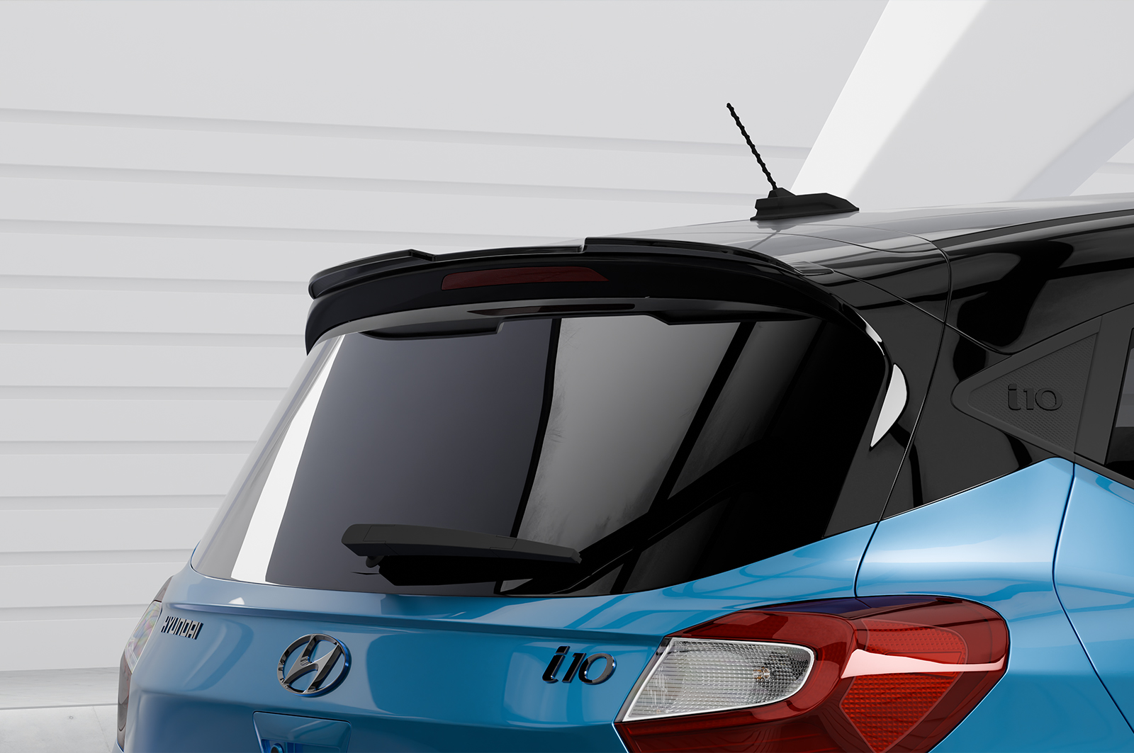 Becquet / Extension CAP pour Hyundai I10 (3. Generation) toutes carrosseries (depuis 2019) - Fabriqué en ABS (6 finitions au choix)