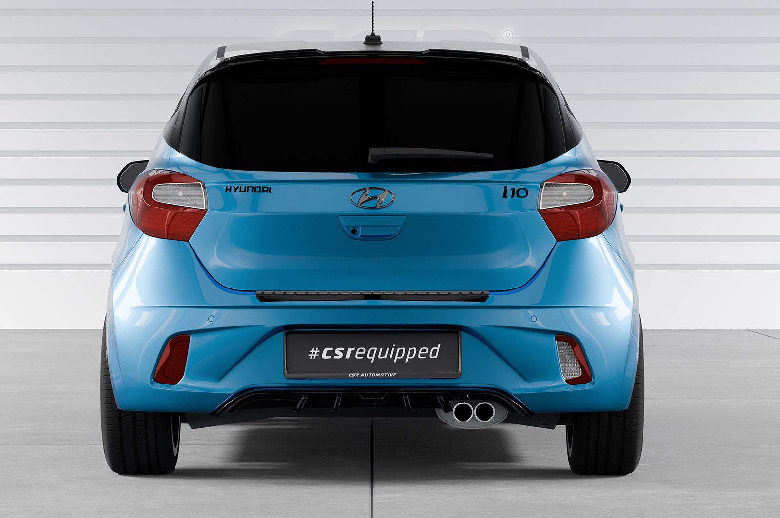 Becquet / Extension CAP pour Hyundai I10 (3. Generation) toutes carrosseries (depuis 2019) - Fabriqué en ABS (6 finitions au choix)
