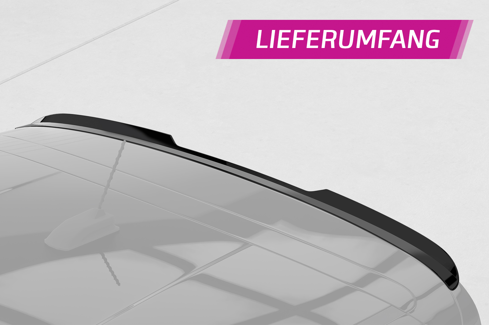 Becquet / Extension CAP pour Hyundai I10 (3. Generation) toutes carrosseries (depuis 2019) - Fabriqué en ABS (6 finitions au choix)