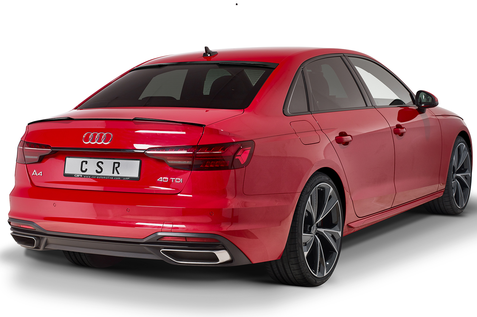 Becquet / Extension CAP pour Audi A4 B9 (Typ 8W) berline (depuis 2015) - Fabriqué en ABS (6 finitions au choix)