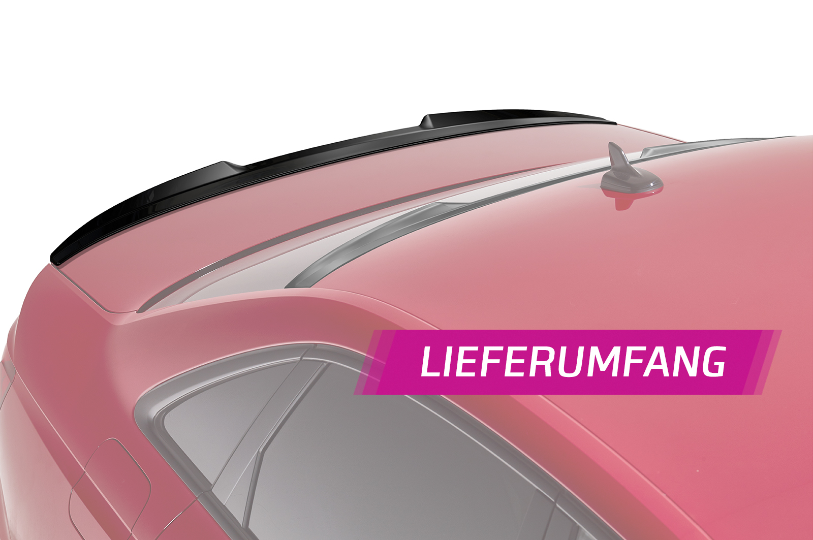 Becquet / Extension CAP pour Audi A4 B9 (Typ 8W) berline (depuis 2015) - Fabriqué en ABS (6 finitions au choix)