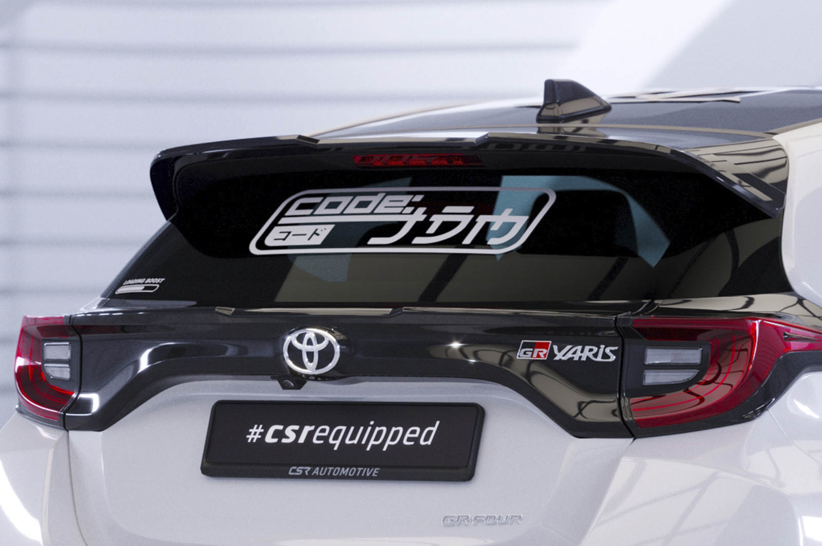 Becquet / Extension CAP pour Toyota GR Yaris (XP21) toutes carrosseries (depuis 2020) - Fabriqué en ABS (6 finitions au choix)