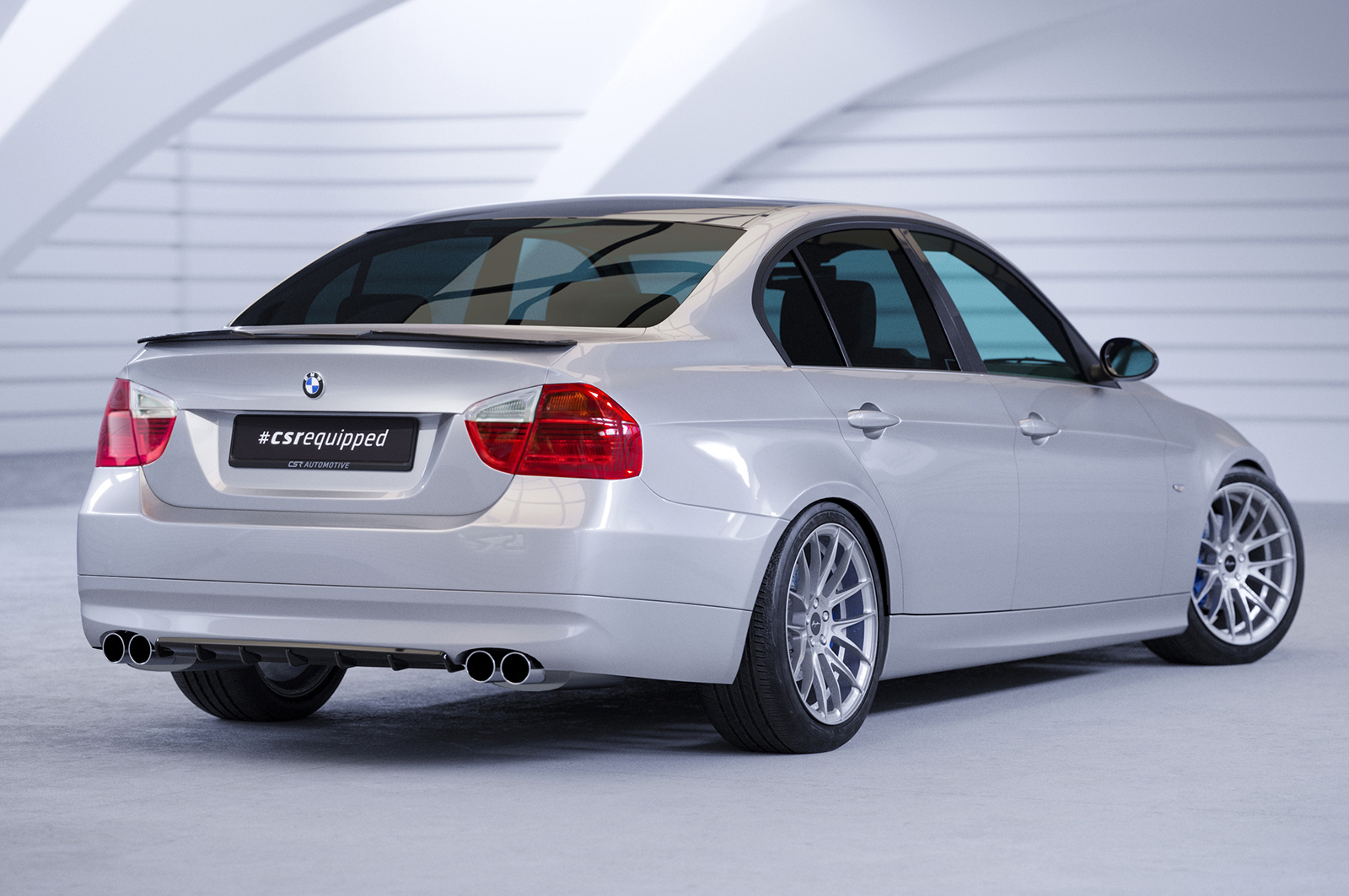 Becquet / Extension CAP pour BMW Série 3 E90 berline (01/2005-10/2011) - Fabriqué en ABS (6 finitions au choix)