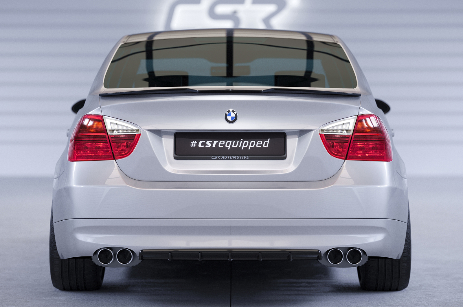 Becquet / Extension CAP pour BMW Série 3 E90 berline (01/2005-10/2011) - Fabriqué en ABS (6 finitions au choix)
