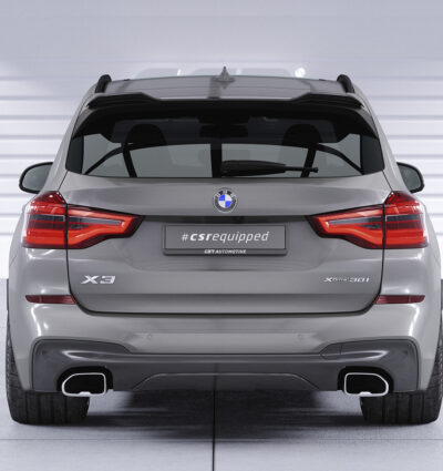 Becquet / Extension CAP pour BMW X3 G01 / iX3 G08 toutes carrosseries (incl. M40i / M40d) (depuis 2017) - Fabriqué en ABS (6 finitions au choix)