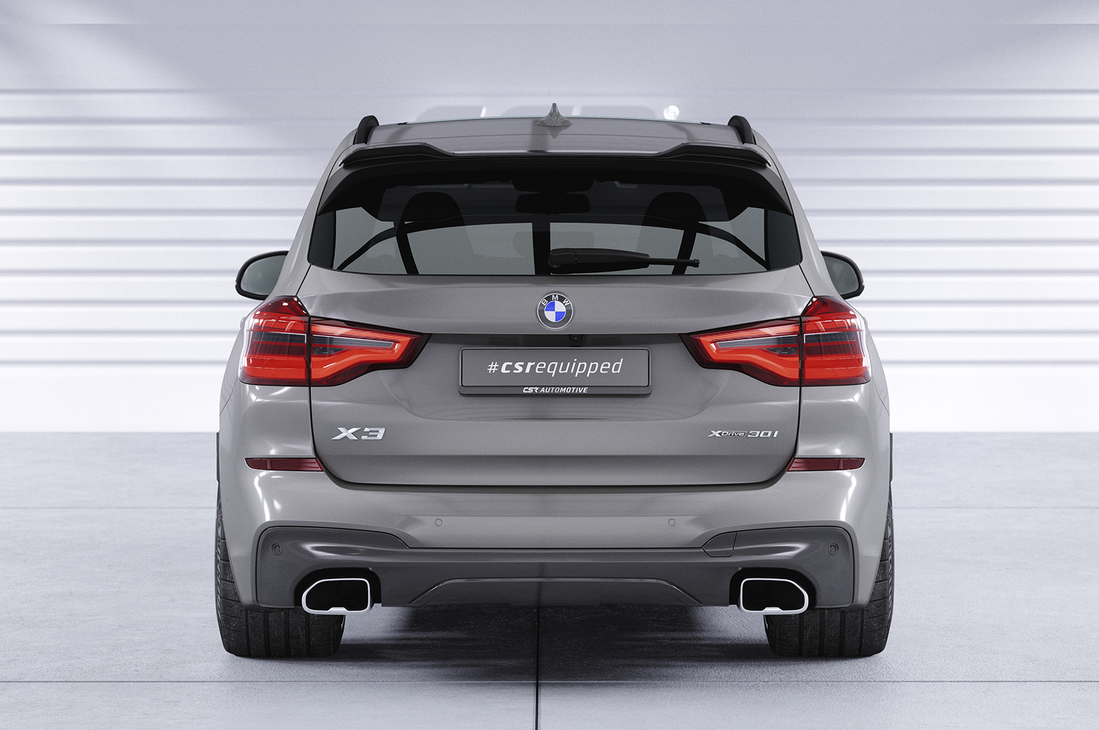 Becquet / Extension CAP pour BMW X3 G01 / iX3 G08 toutes carrosseries (incl. M40i / M40d) (depuis 2017) - Fabriqué en ABS (6 finitions au choix)