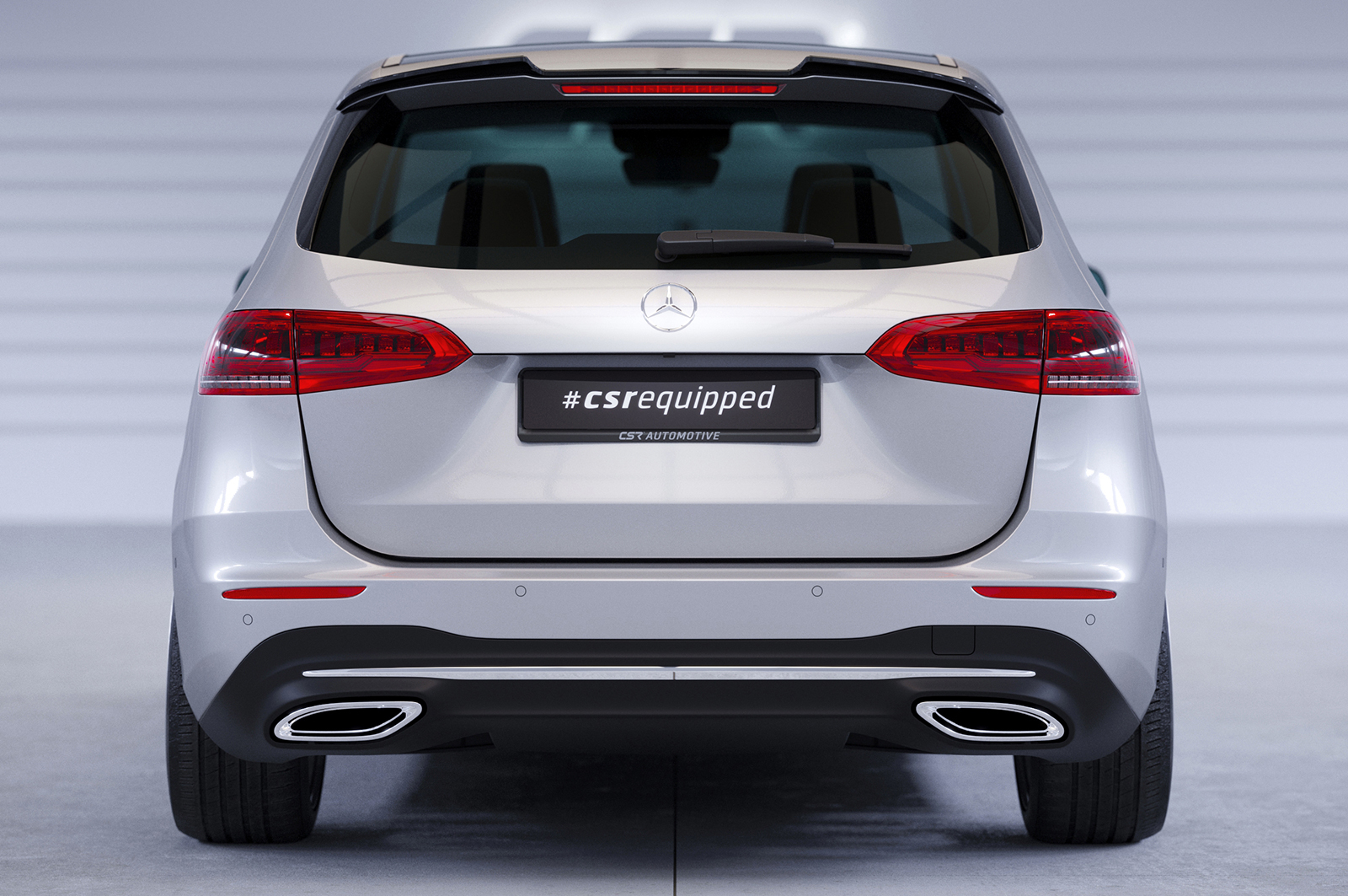 Becquet / Extension CAP pour Mercedes-Benz Classe B W247 toutes carrosseries (depuis 2018) - Fabriqué en ABS (6 finitions au choix)