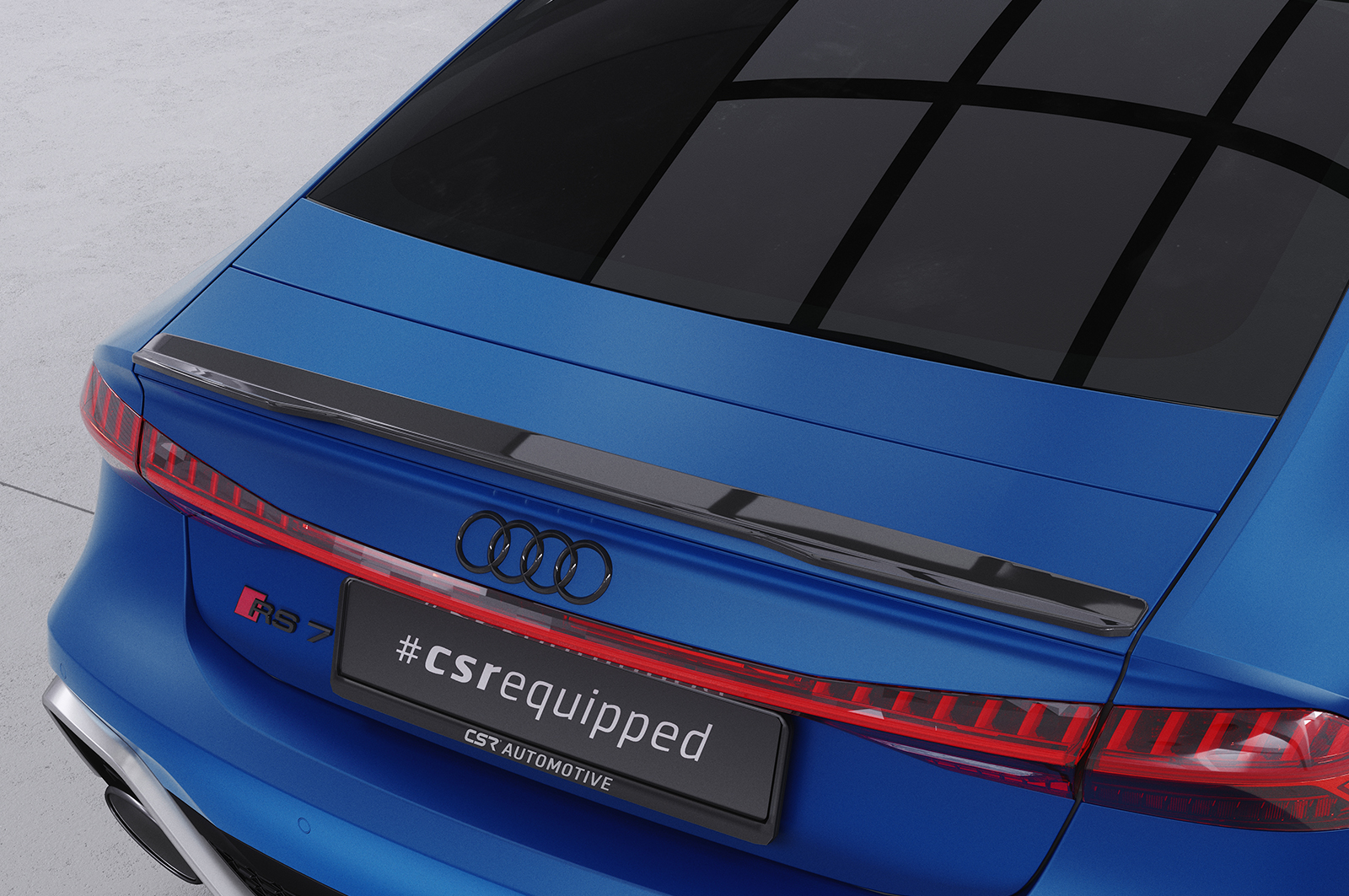 Becquet / Extension CAP pour Audi A7 / S7 / RS7 (C8) Sportback (depuis 2018) - Fabriqué en ABS (6 finitions au choix)