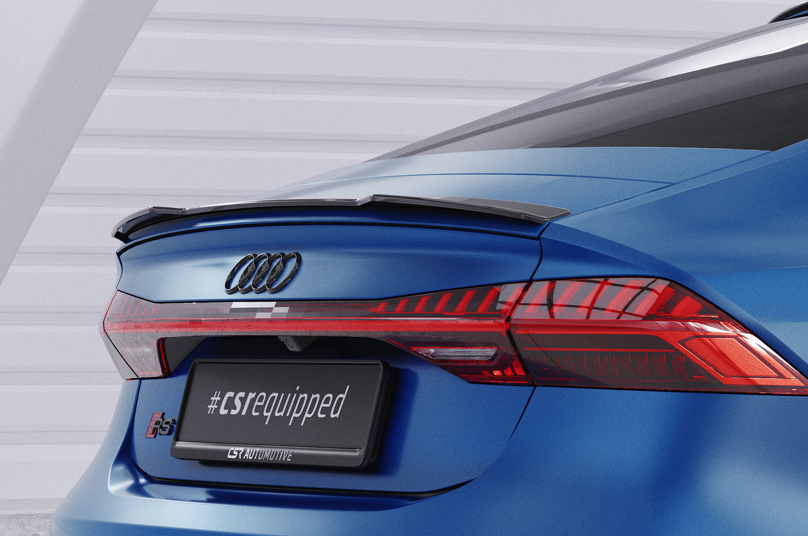 Becquet / Extension CAP pour Audi A7 / S7 / RS7 (C8) Sportback (depuis 2018) - Fabriqué en ABS (6 finitions au choix)