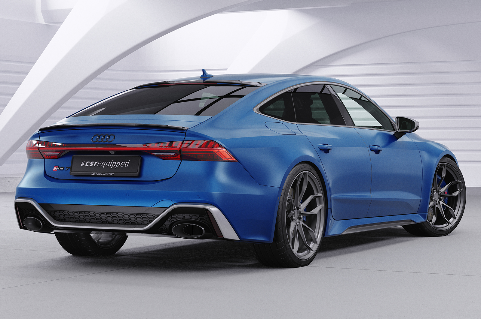 Becquet / Extension CAP pour Audi A7 / S7 / RS7 (C8) Sportback (depuis 2018) - Fabriqué en ABS (6 finitions au choix)