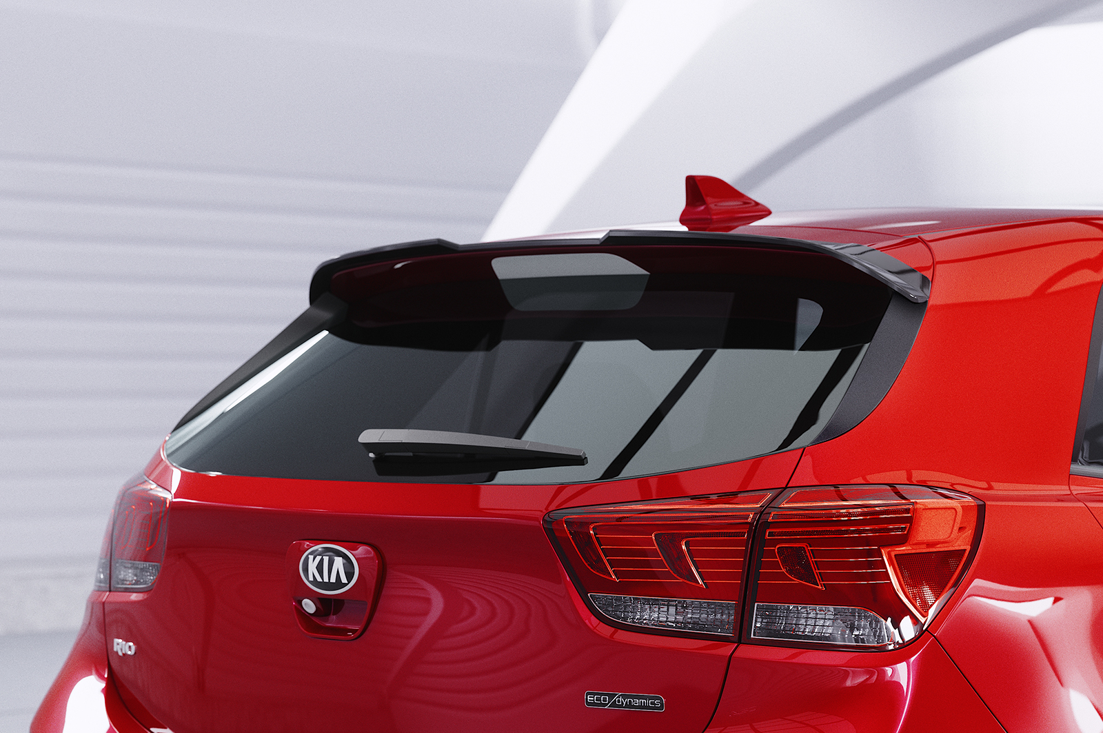 Becquet / Extension CAP pour Kia Rio (YB) toutes carrosseries (depuis 2017) - Fabriqué en ABS (6 finitions au choix)