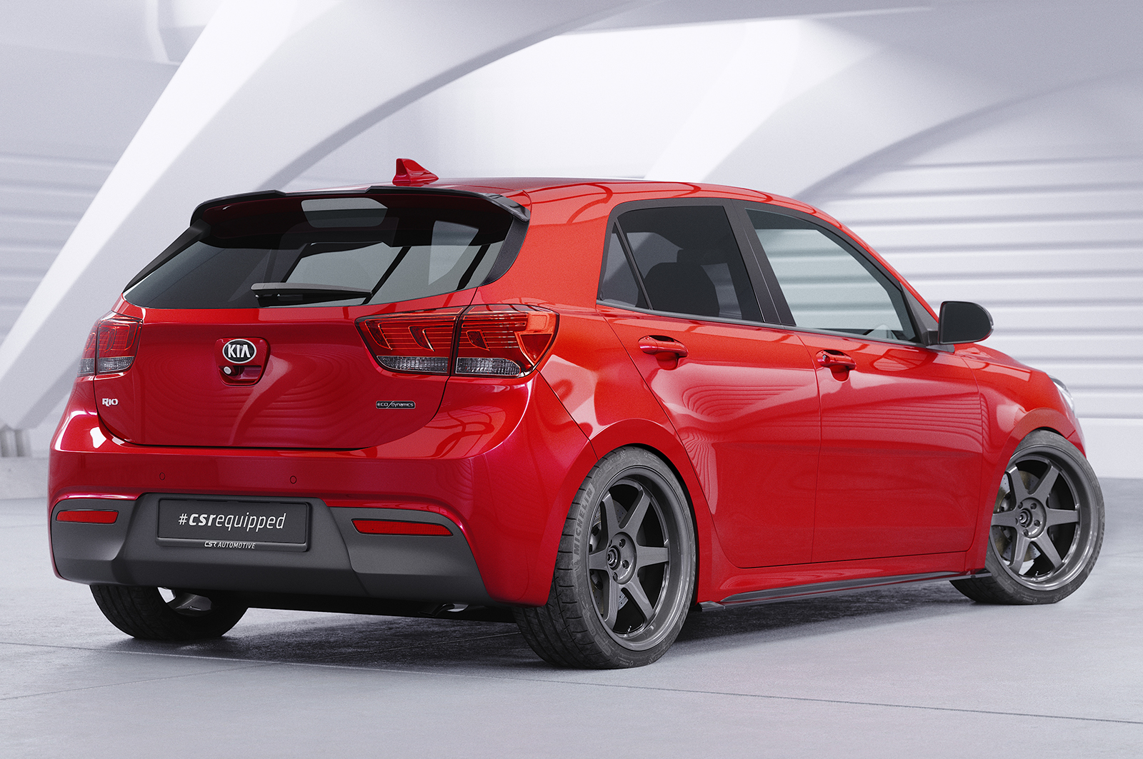 Becquet / Extension CAP pour Kia Rio (YB) toutes carrosseries (depuis 2017) - Fabriqué en ABS (6 finitions au choix)