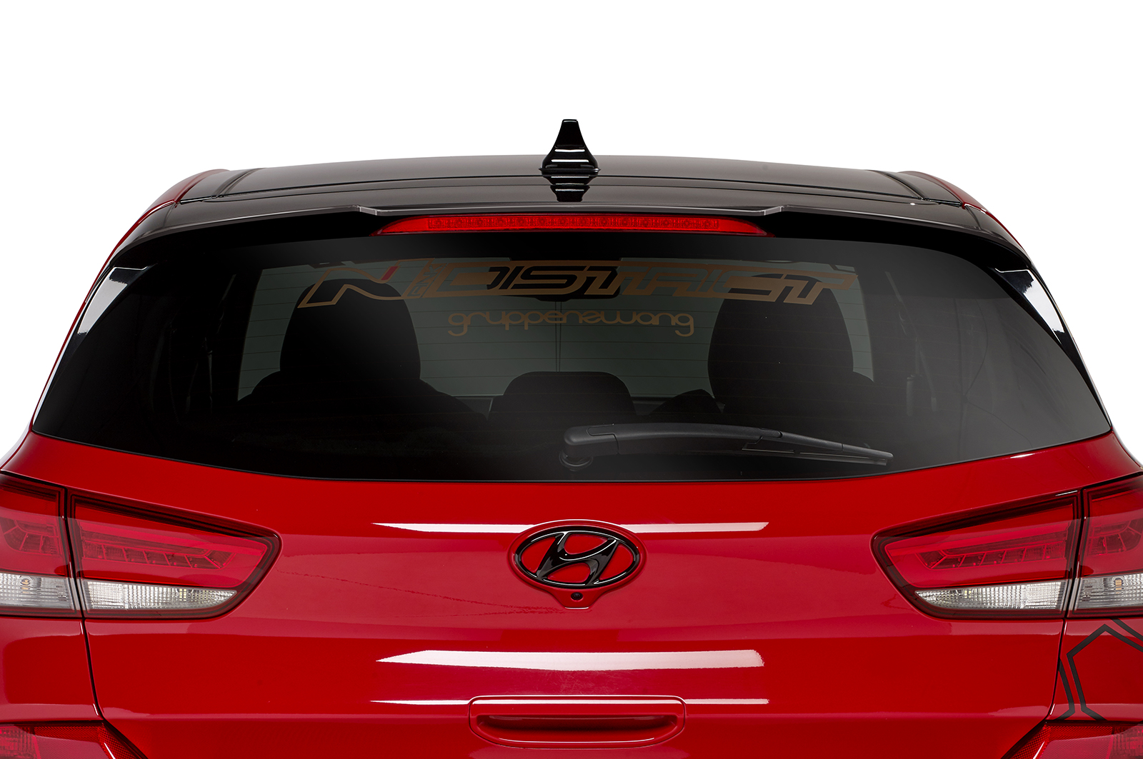 Becquet / Extension CAP pour Hyundai I30 PD hatchback (auch N-Line) (depuis 2017) - Fabriqué en ABS (6 finitions au choix)