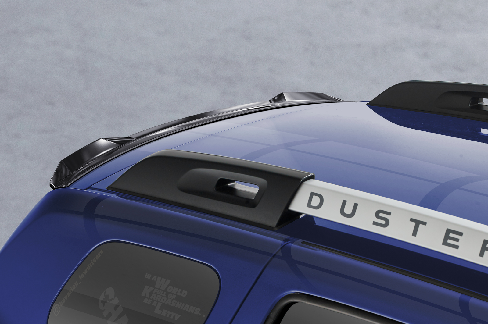 Becquet / Extension CAP pour Dacia Duster (1. Generation) toutes carrosseries (2010-2018) - Fabriqué en ABS (6 finitions au choix)