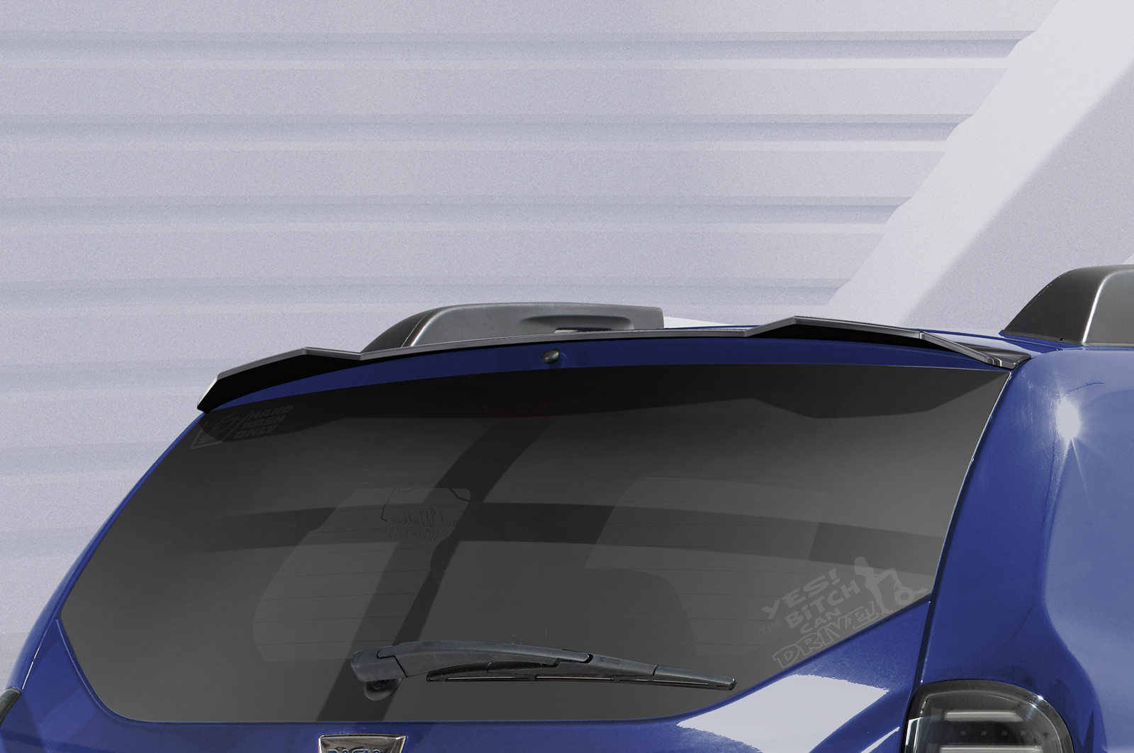 Becquet / Extension CAP pour Dacia Duster (1. Generation) toutes carrosseries (2010-2018) - Fabriqué en ABS (6 finitions au choix)
