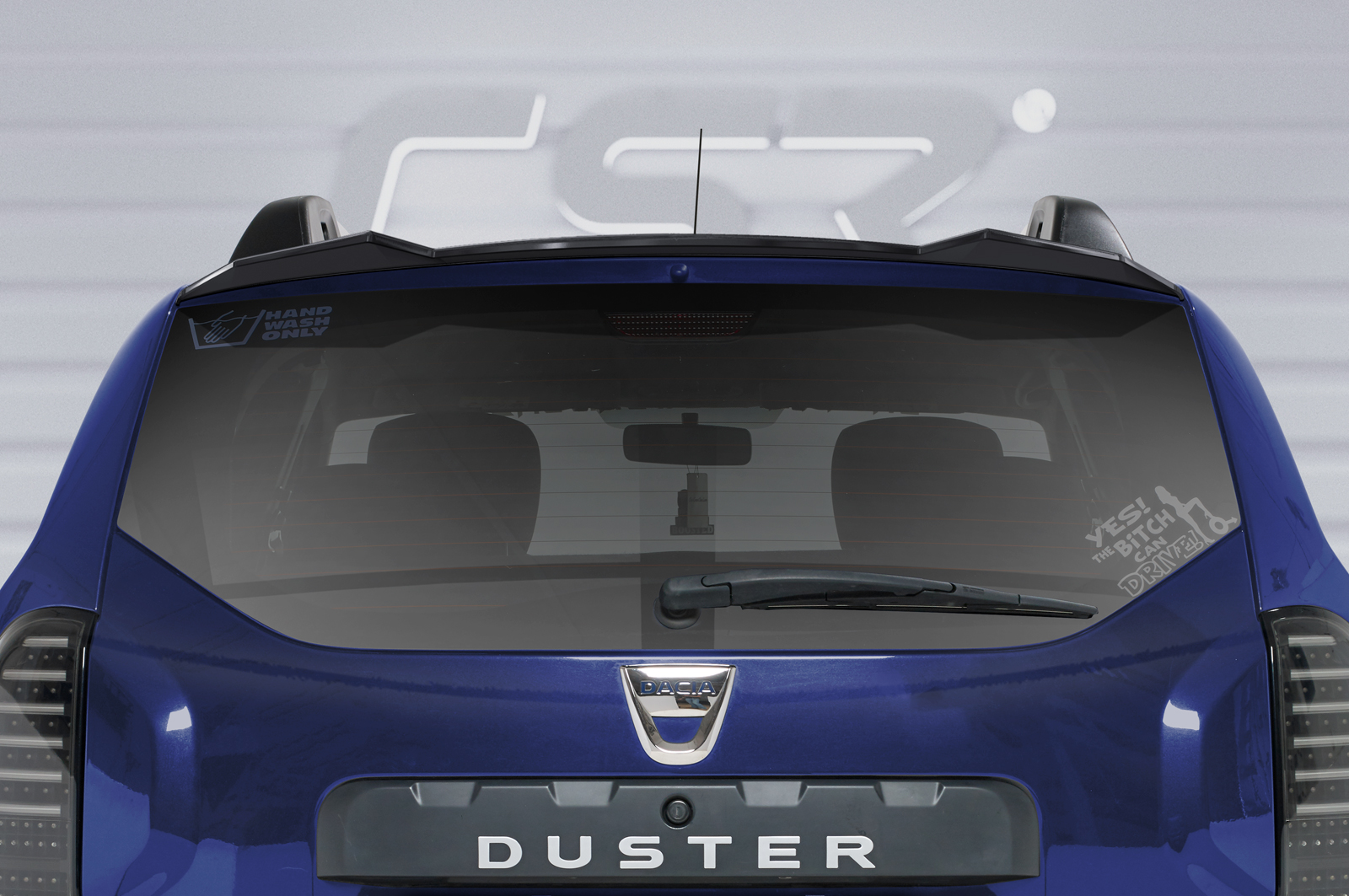 Becquet / Extension CAP pour Dacia Duster (1. Generation) toutes carrosseries (2010-2018) - Fabriqué en ABS (6 finitions au choix)