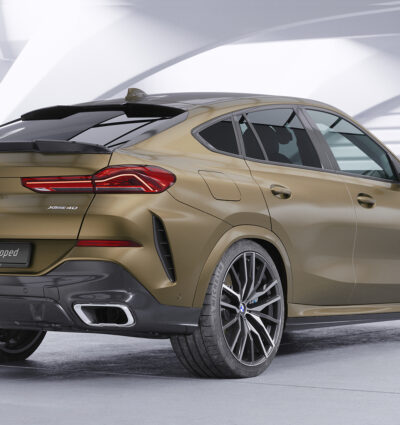 Becquet / Extension CAP pour BMW X6 (G06) toutes carrosseries (depuis 2019) - Fabriqué en ABS (6 finitions au choix)