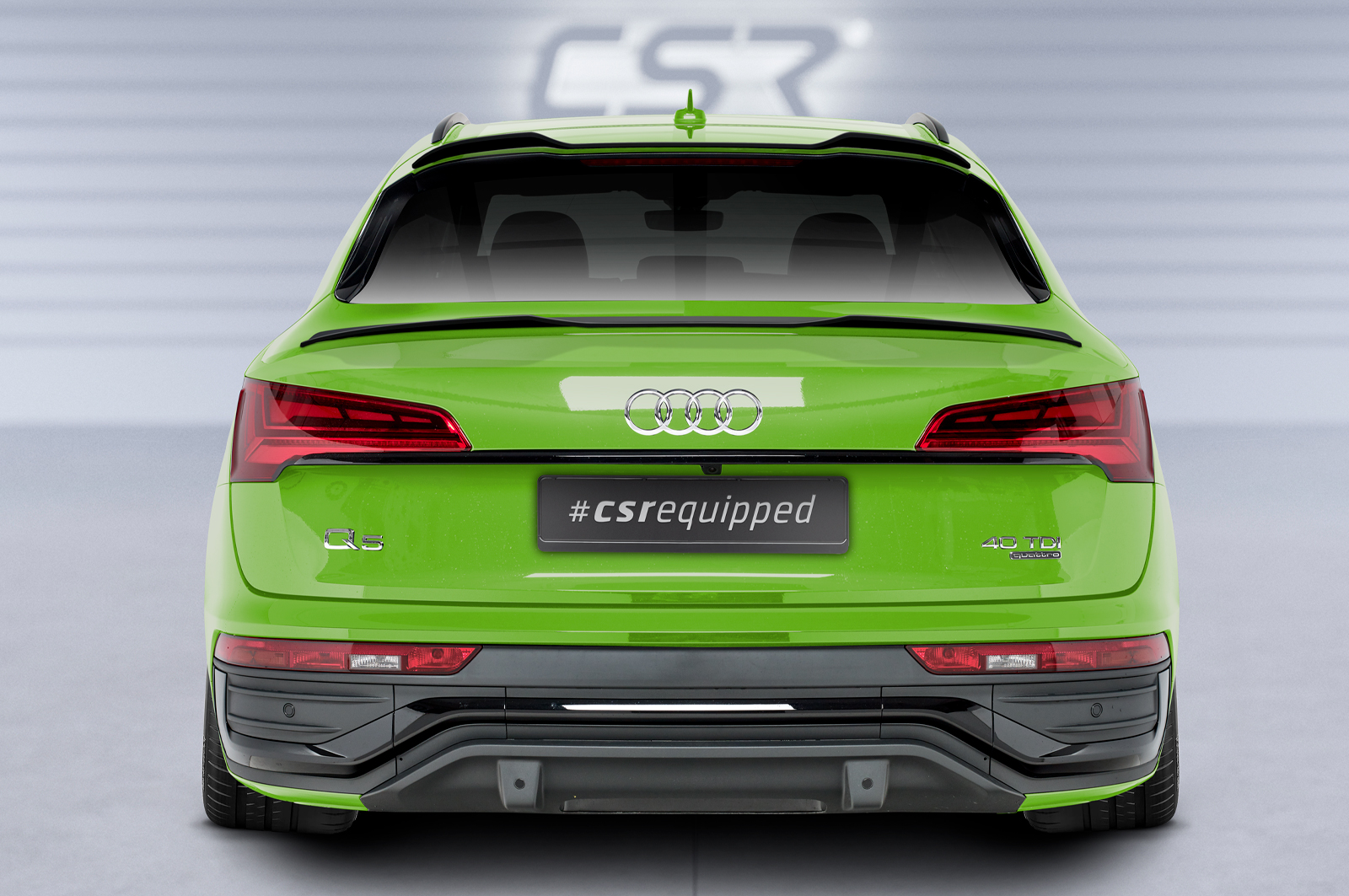 Becquet / Extension CAP pour Audi Q5 (FYT) Sportback (depuis 03/2021) - Fabriqué en ABS (6 finitions au choix)