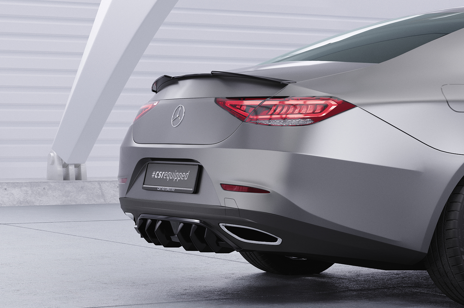 Becquet / Extension CAP pour Mercedes-Benz CLS (C257) toutes carrosseries (depuis 03/2018) - Fabriqué en ABS (6 finitions au choix)
