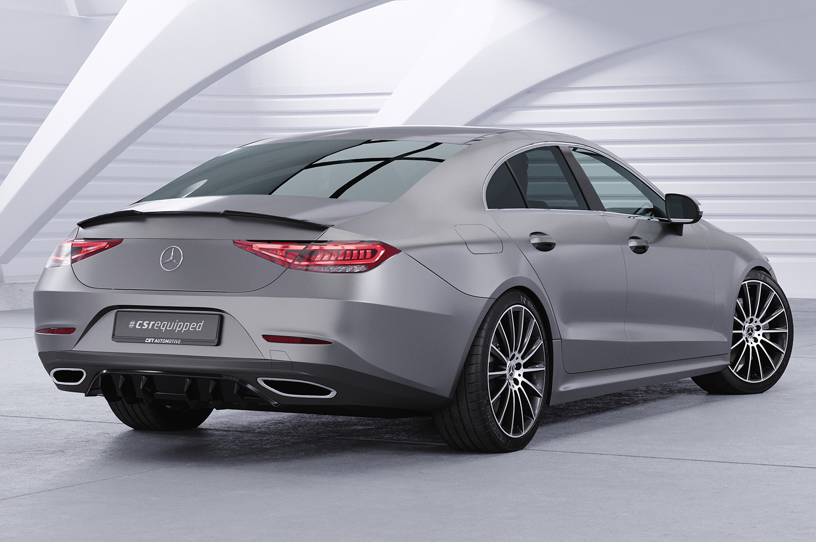 Becquet / Extension CAP pour Mercedes-Benz CLS (C257) toutes carrosseries (depuis 03/2018) - Fabriqué en ABS (6 finitions au choix)