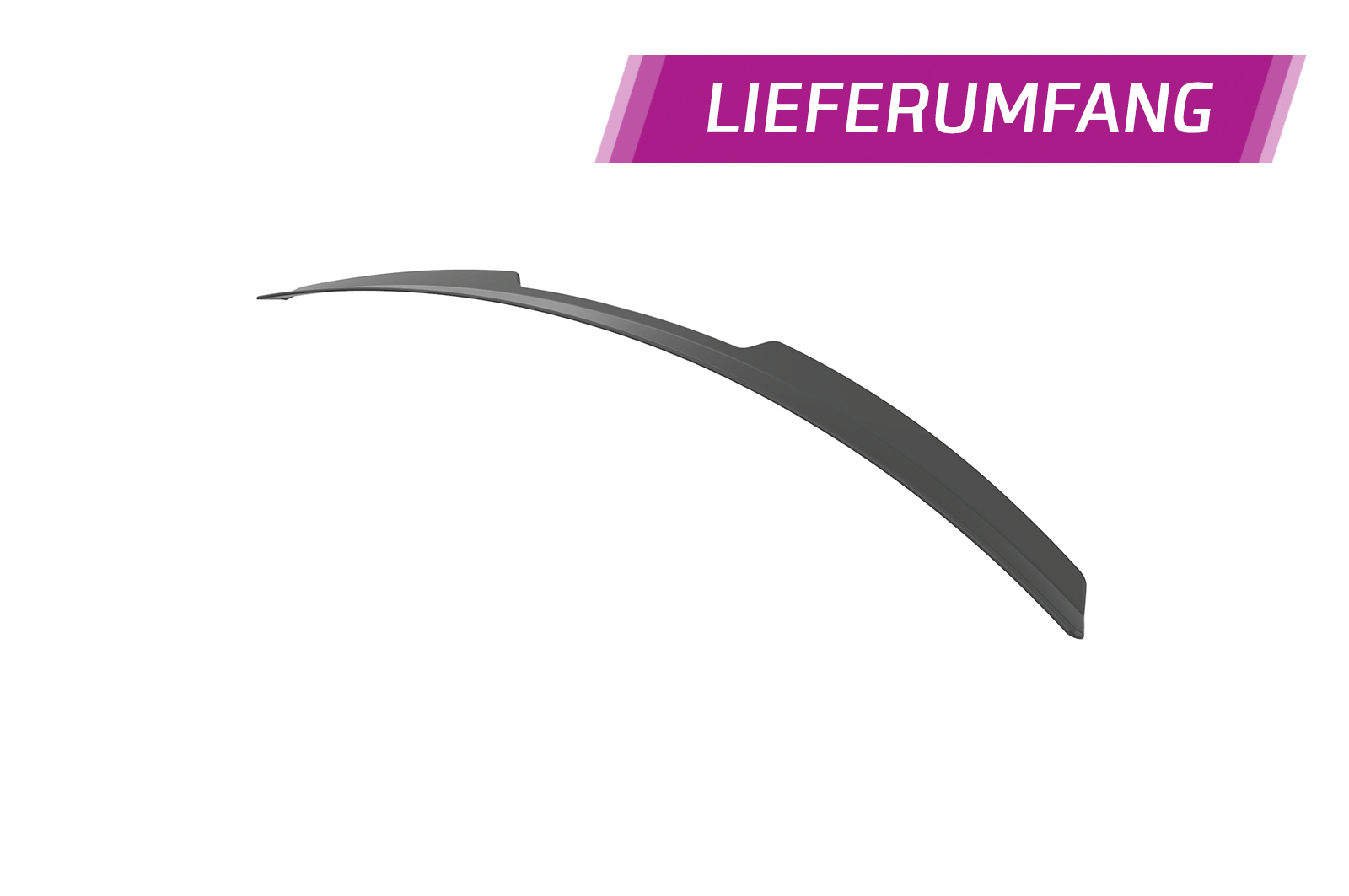 Becquet / Extension CAP pour Mercedes-Benz CLS (C257) toutes carrosseries (depuis 03/2018) - Fabriqué en ABS (6 finitions au choix)