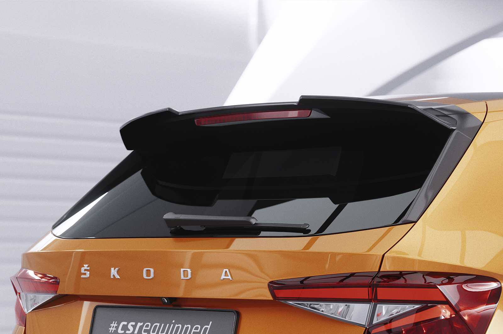 Becquet / Extension CAP pour Skoda Fabia 4 toutes carrosseries (depuis 2021) - Fabriqué en ABS (6 finitions au choix)