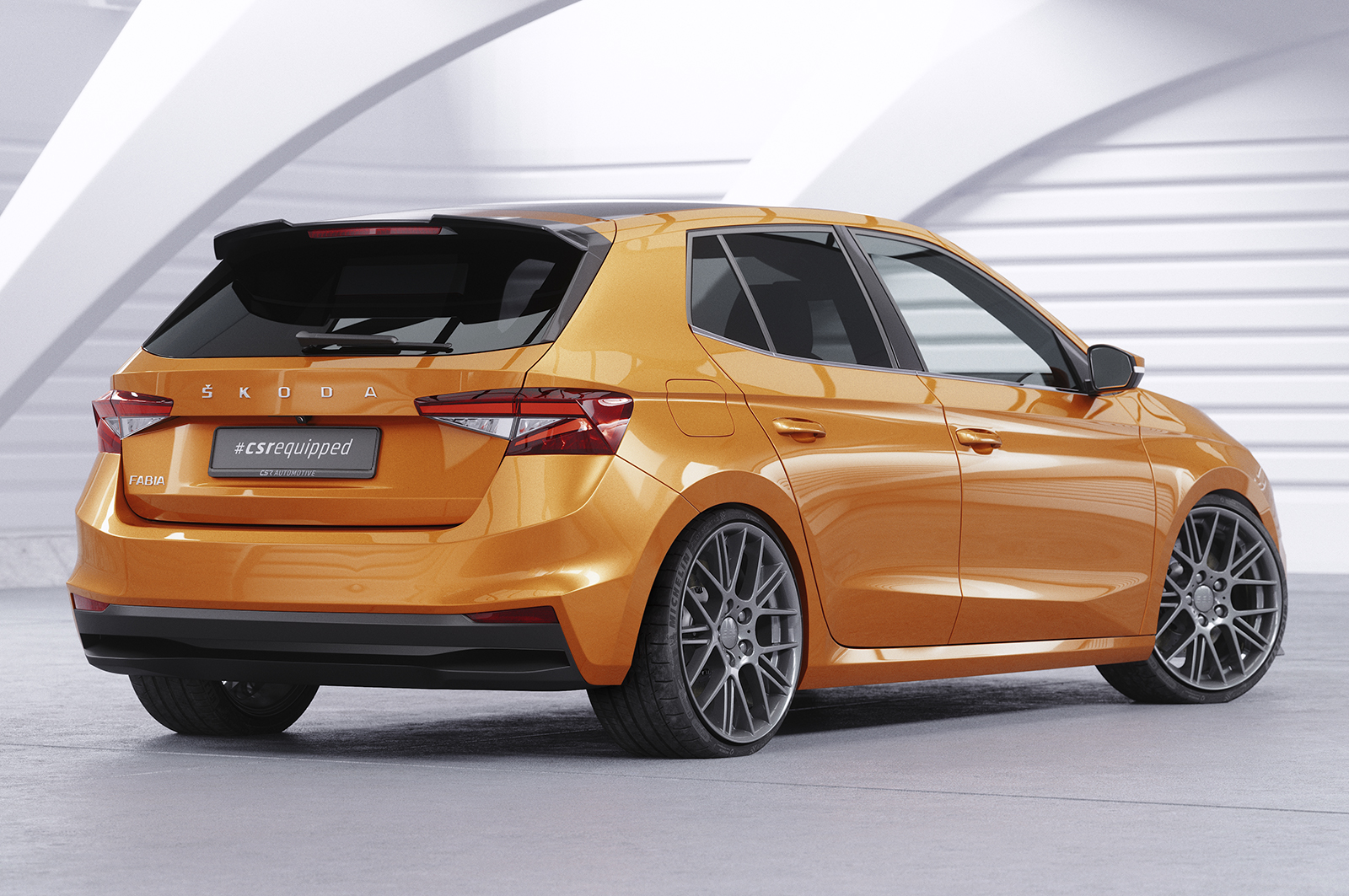 Becquet / Extension CAP pour Skoda Fabia 4 toutes carrosseries (depuis 2021) - Fabriqué en ABS (6 finitions au choix)