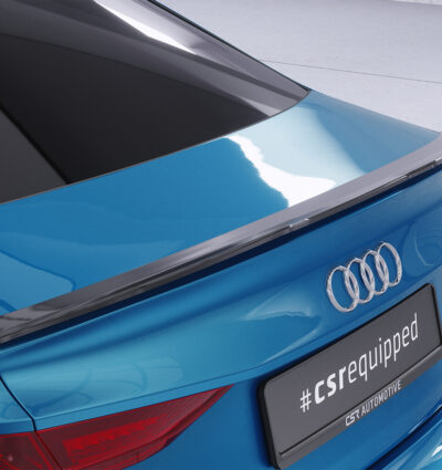 Becquet / Extension CAP pour Audi A3 8Y berline (finition de base / advanced et S-Line) (depuis 2020) - Fabriqué en ABS (6 finitions au choix)