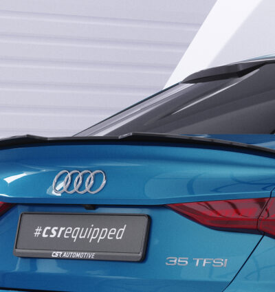 Becquet / Extension CAP pour Audi A3 8Y berline (finition de base / advanced et S-Line) (depuis 2020) - Fabriqué en ABS (6 finitions au choix)