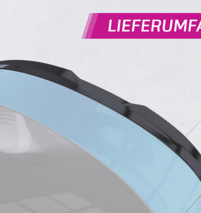 Becquet / Extension CAP pour Audi A3 8Y berline (finition de base / advanced et S-Line) (depuis 2020) - Fabriqué en ABS (6 finitions au choix)