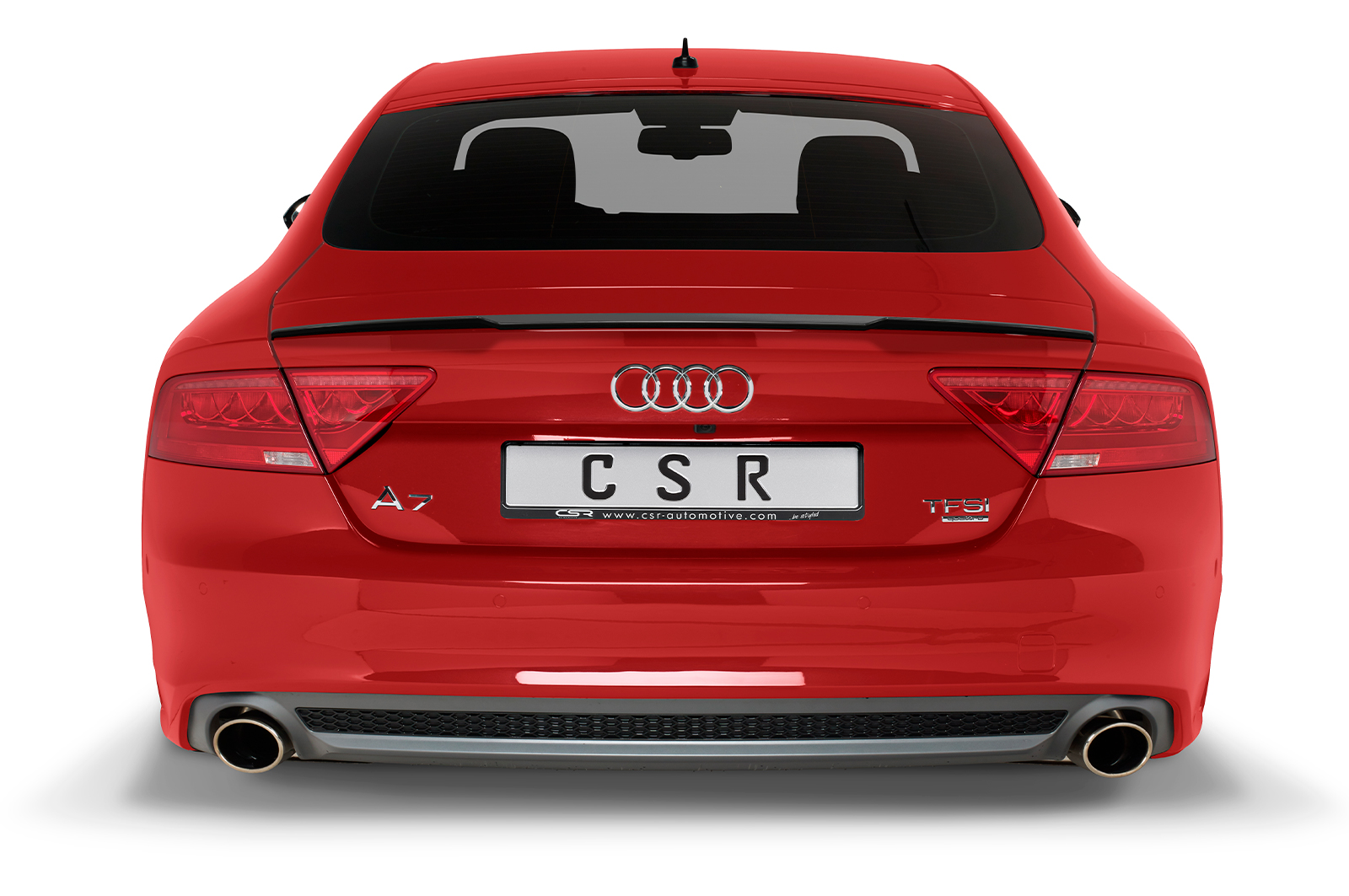 Becquet / Extension CAP pour Audi S7 C7 (4G) Sportback (2012-2017) - Fabriqué en ABS (6 finitions au choix)