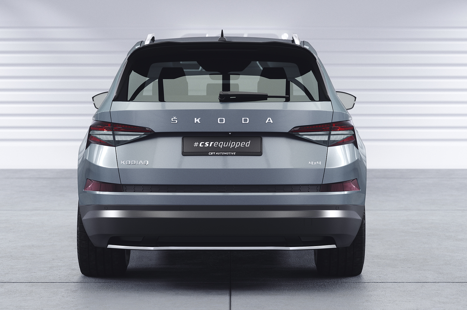 Becquet / Extension CAP pour Skoda Kodiaq toutes carrosseries (facelift) (2021-2024) - Fabriqué en ABS (6 finitions au choix)