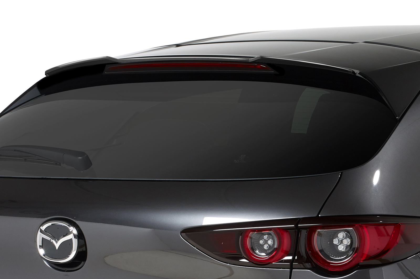 Becquet / Extension CAP pour Mazda 3 (Typ BP) hatchback (depuis 2019) - Fabriqué en ABS (6 finitions au choix)