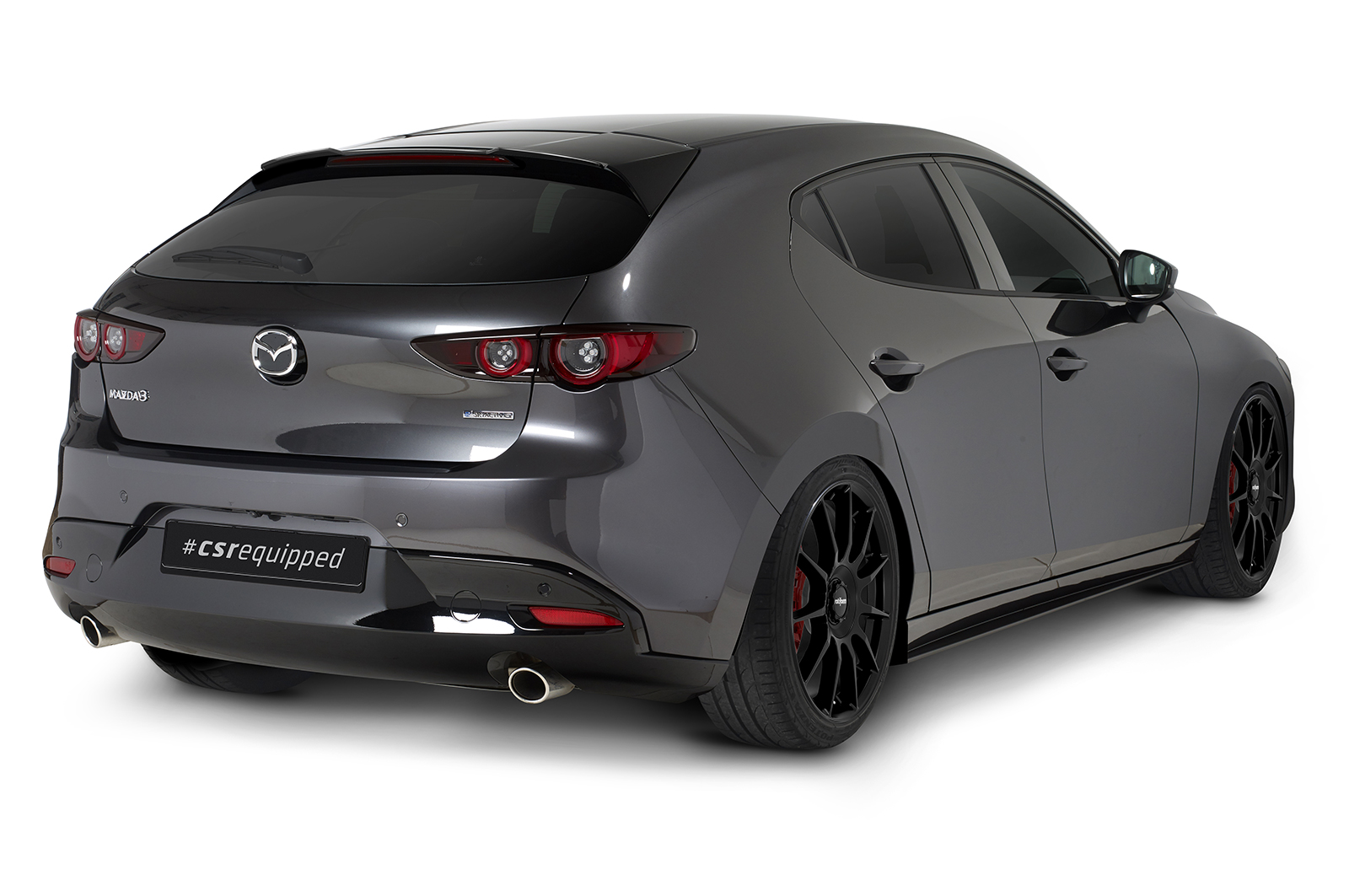 Becquet / Extension CAP pour Mazda 3 (Typ BP) hatchback (depuis 2019) - Fabriqué en ABS (6 finitions au choix)