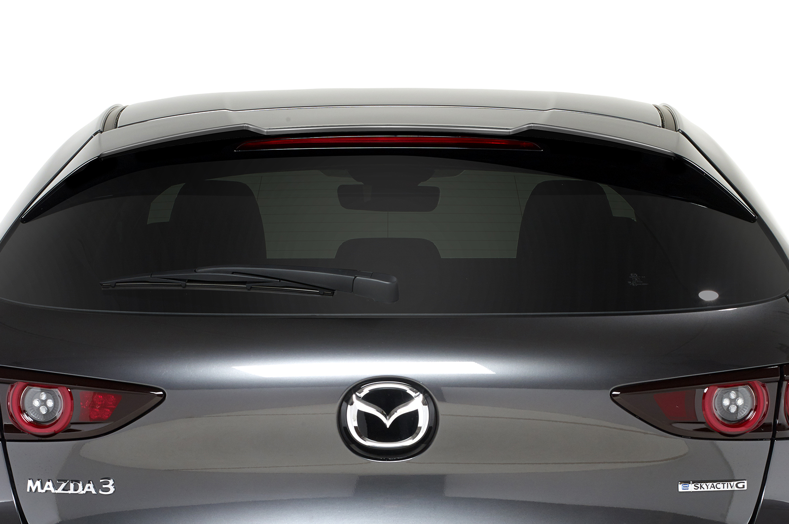 Becquet / Extension CAP pour Mazda 3 (Typ BP) hatchback (depuis 2019) - Fabriqué en ABS (6 finitions au choix)
