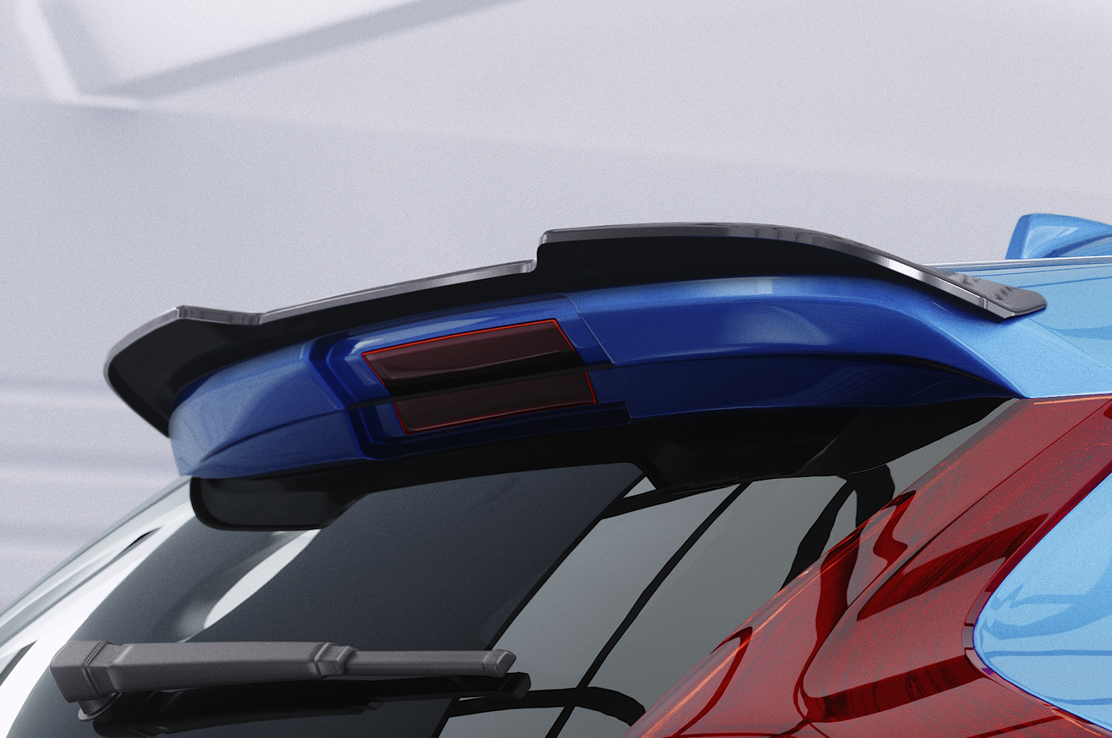 Becquet / Extension CAP pour Volvo V40 R-Design (2012-2019) - Fabriqué en ABS (6 finitions au choix)