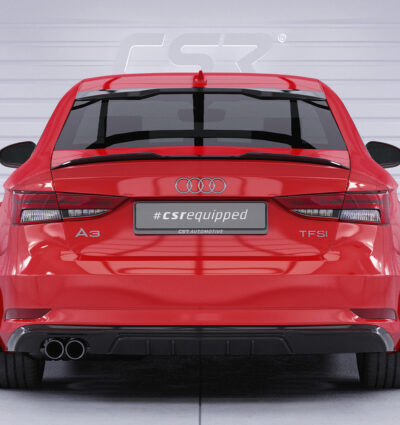 Becquet / Extension CAP pour Audi A3 8V berline (05/2013-02/2020) - Fabriqué en ABS (6 finitions au choix)