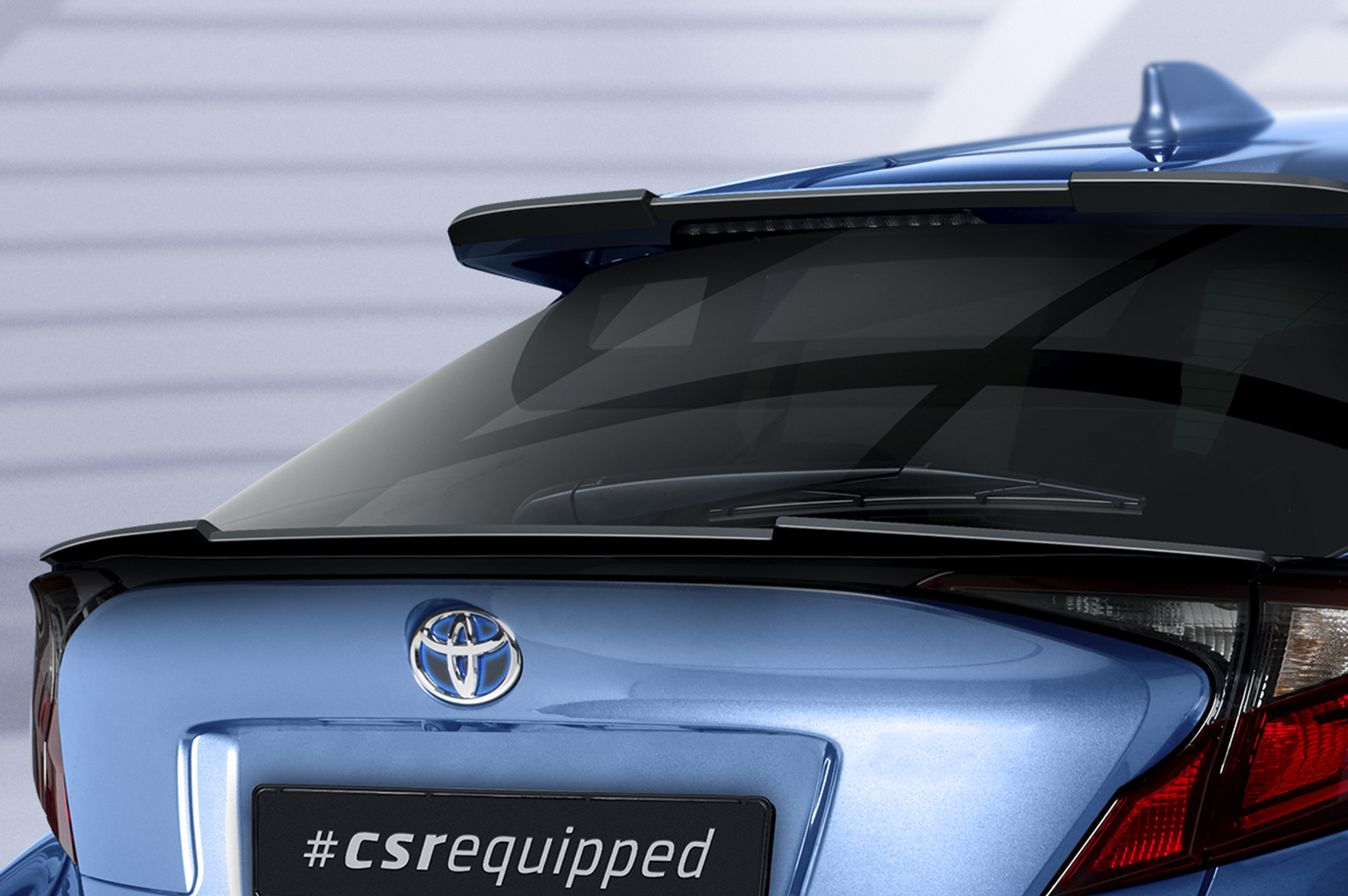 Becquet / Extension CAP pour Toyota C-HR toutes carrosseries (facelift) (depuis 2020) - Fabriqué en ABS (6 finitions au choix)