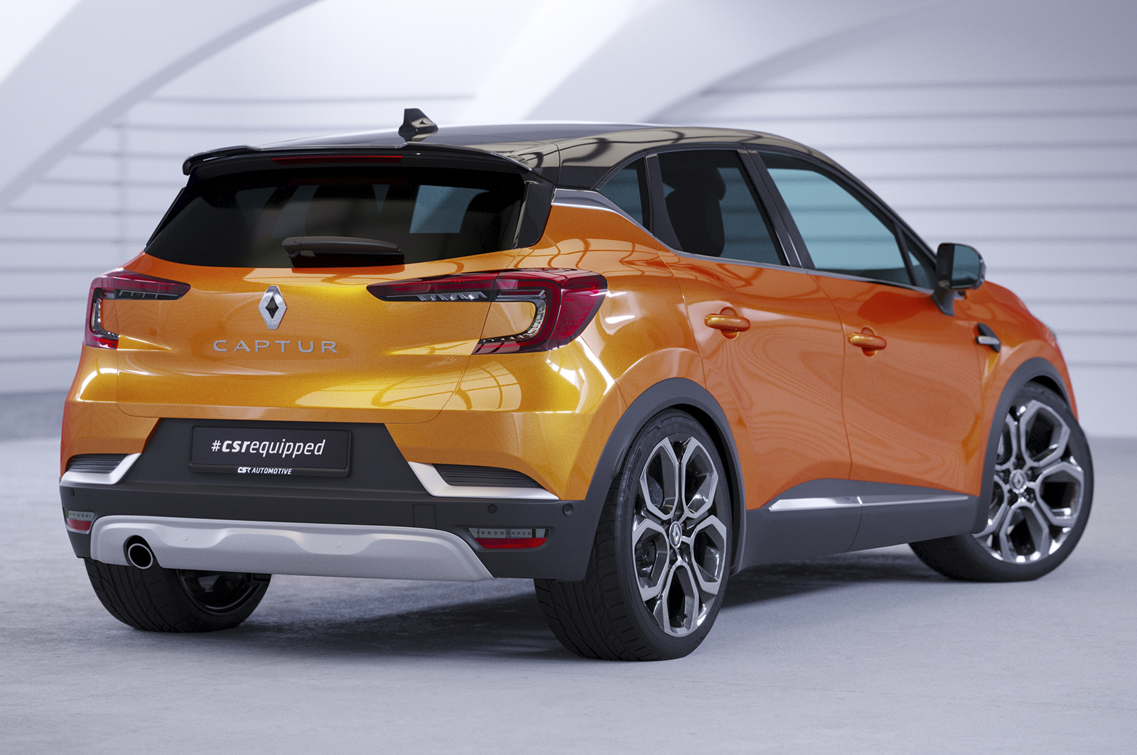 Becquet / Extension CAP pour Renault Captur II toutes carrosseries (depuis 2019) - Fabriqué en ABS (6 finitions au choix)