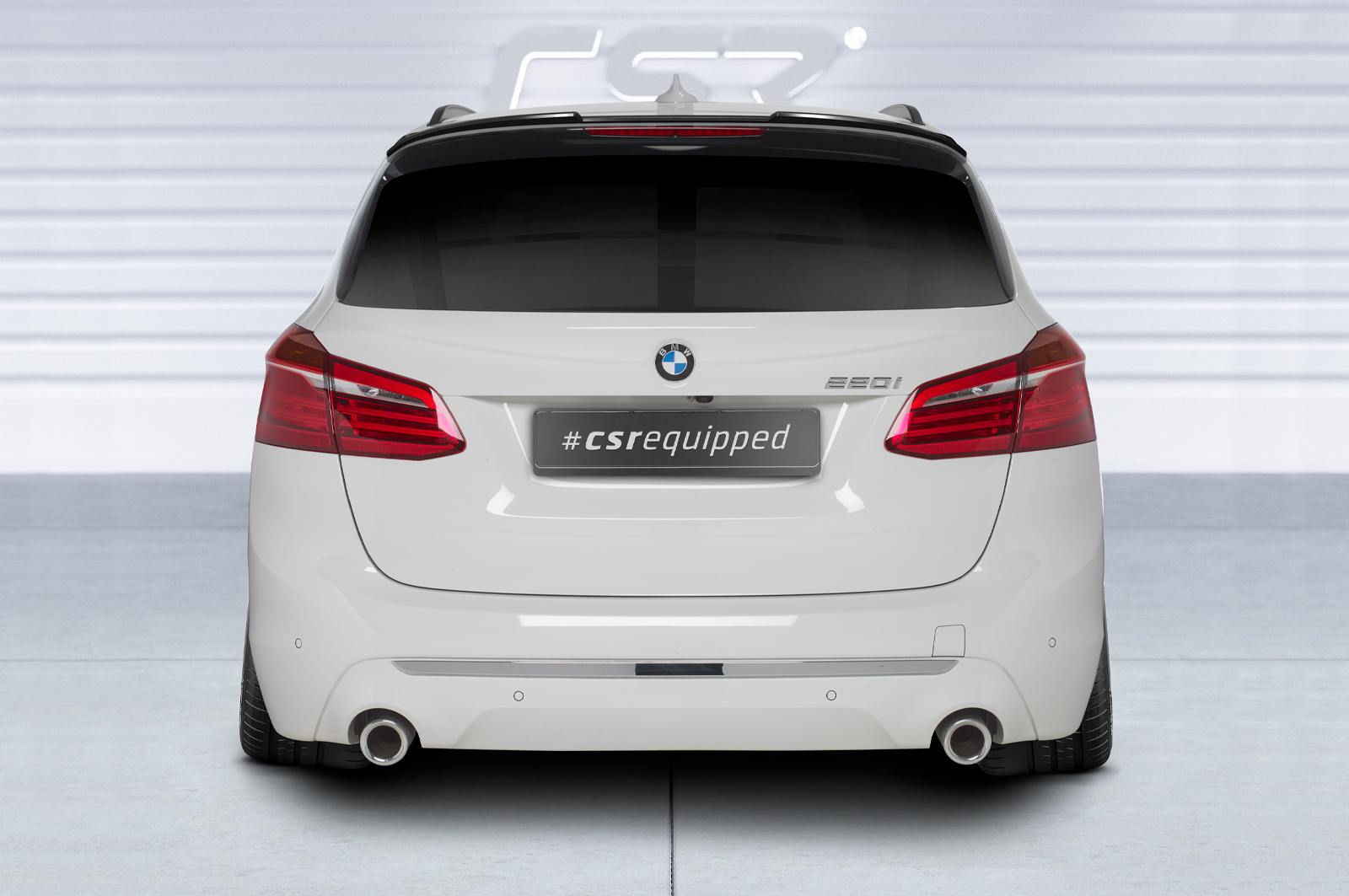 Becquet / Extension CAP pour BMW Série 2 (F45) Active Tourer (03/2014-10/2021) - Fabriqué en ABS (6 finitions au choix)