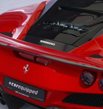 Becquet / Extension CAP pour Ferrari F8 Tributo / Spider (depuis 2019) - Fabriqué en ABS (6 finitions au choix)