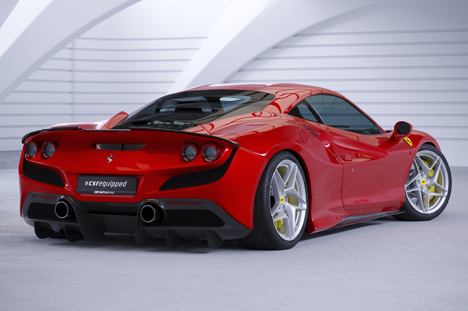 Becquet / Extension CAP pour Ferrari F8 Tributo / Spider (depuis 2019) - Fabriqué en ABS (6 finitions au choix)