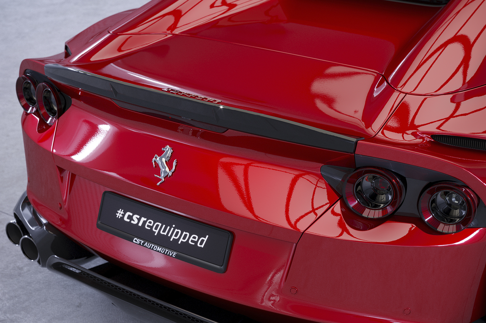 Becquet / Extension CAP pour Ferrari 812 GTS (depuis 2019) - Fabriqué en ABS (6 finitions au choix)