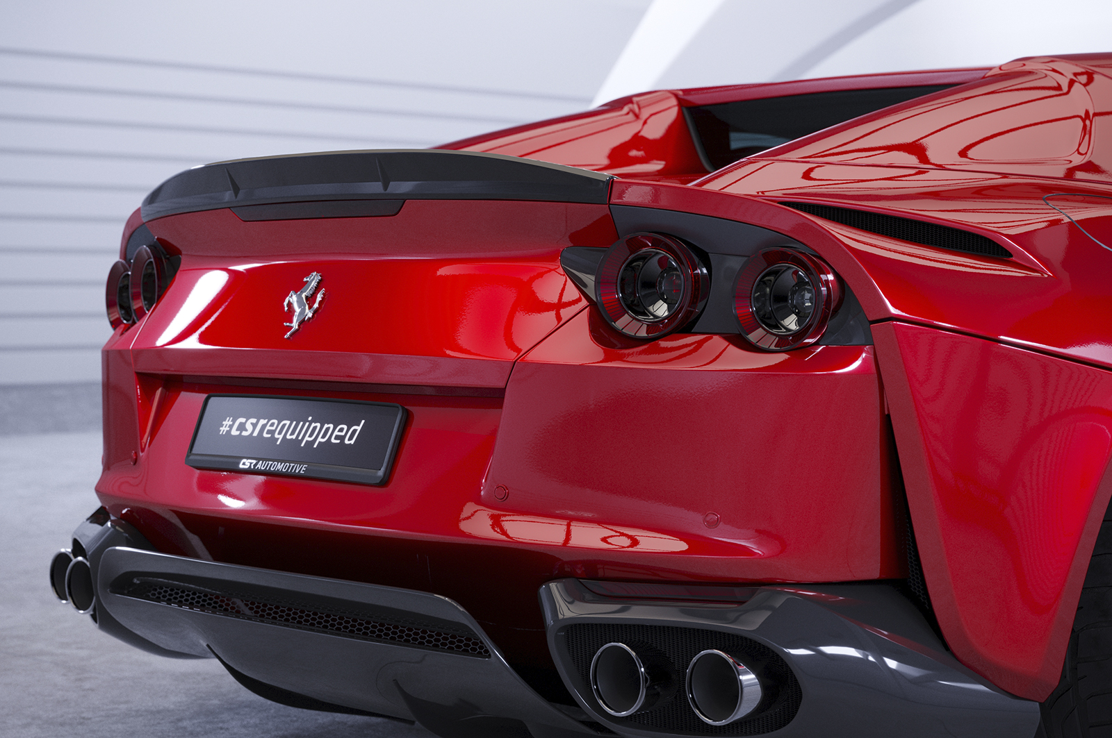 Becquet / Extension CAP pour Ferrari 812 GTS (depuis 2019) - Fabriqué en ABS (6 finitions au choix)