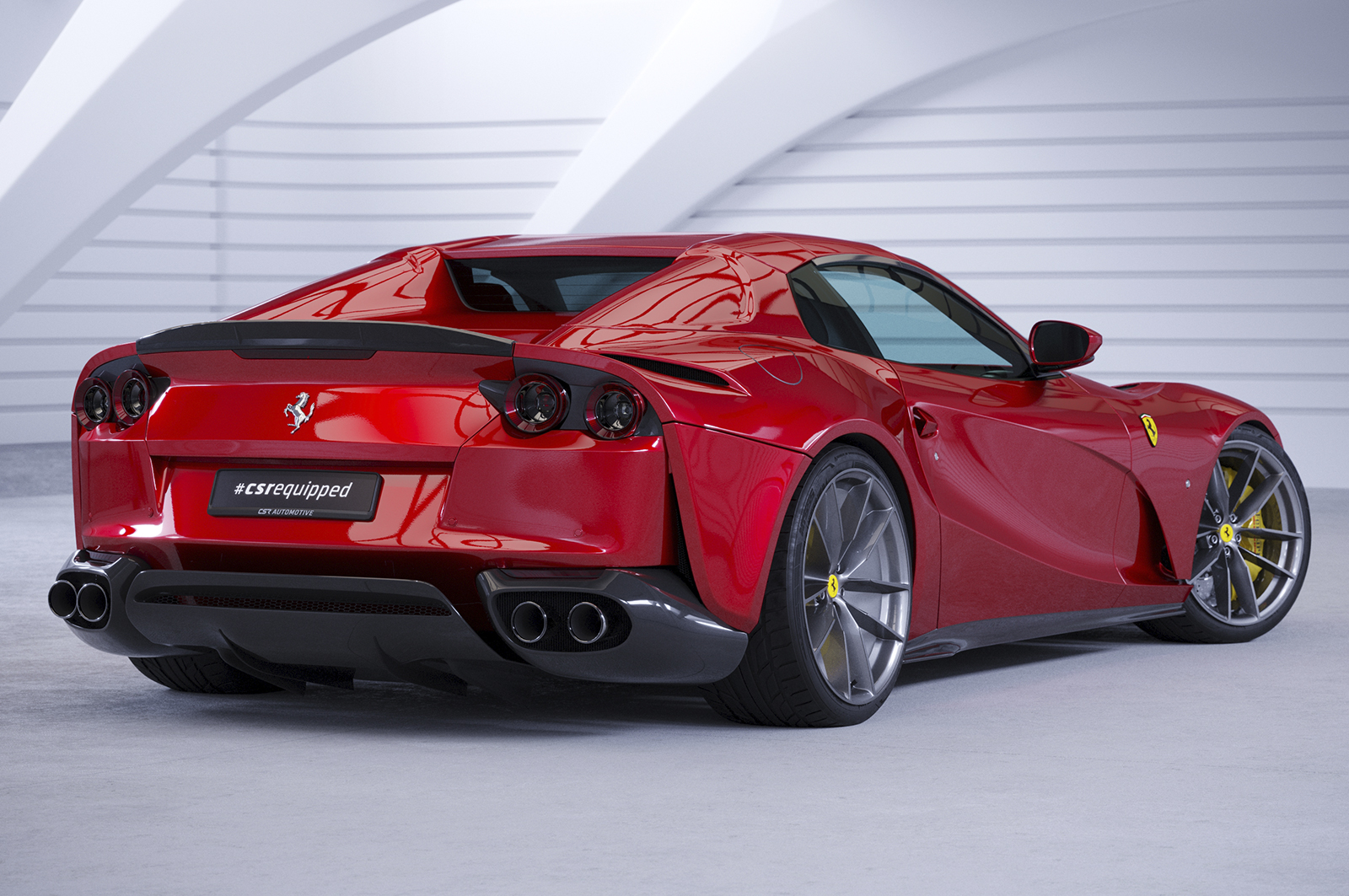 Becquet / Extension CAP pour Ferrari 812 GTS (depuis 2019) - Fabriqué en ABS (6 finitions au choix)