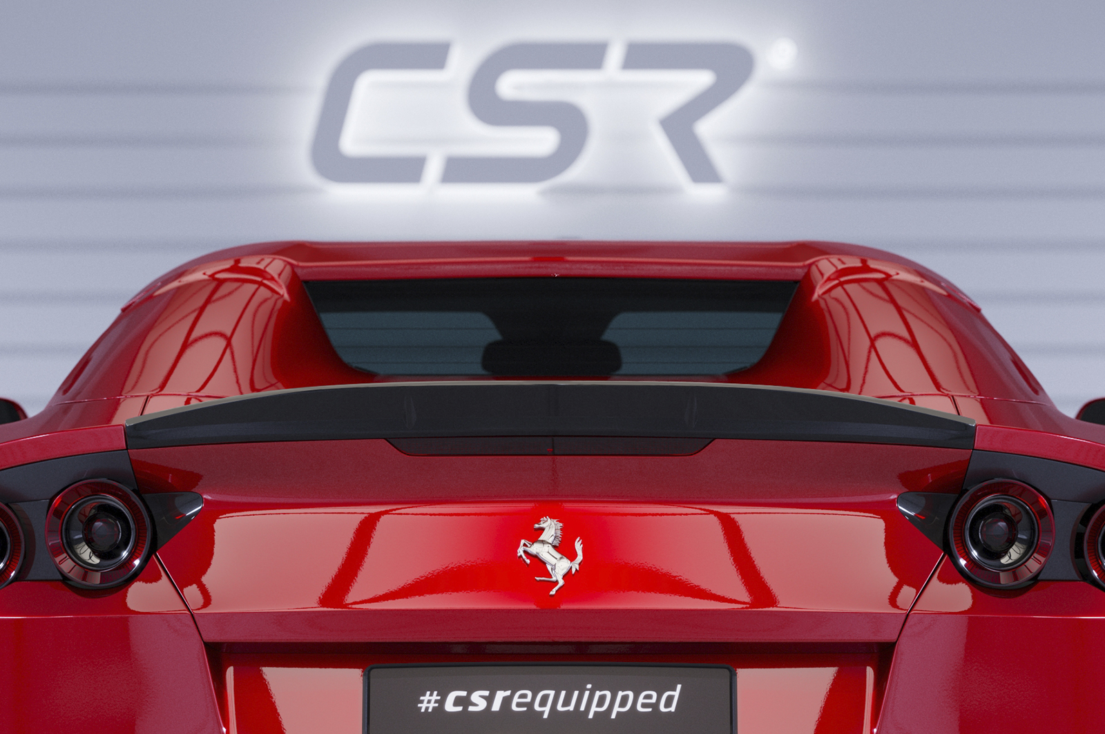 Becquet / Extension CAP pour Ferrari 812 GTS (depuis 2019) - Fabriqué en ABS (6 finitions au choix)