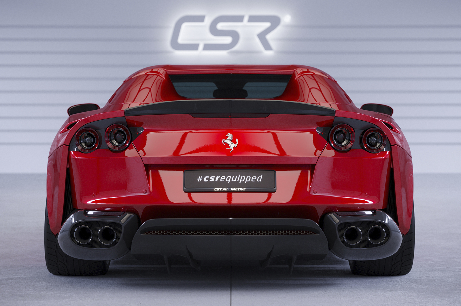 Becquet / Extension CAP pour Ferrari 812 GTS (depuis 2019) - Fabriqué en ABS (6 finitions au choix)