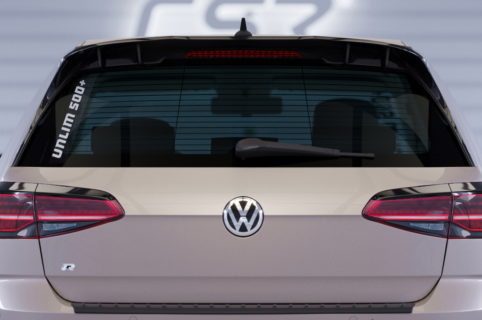 Becquet / Extension CAP pour VW Golf 7 (Typ AU) GTI / GTD / GTE / R / R-Line (2012-2021) - Fabriqué en ABS (6 finitions au choix)